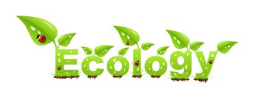 Ecology word concept clipart