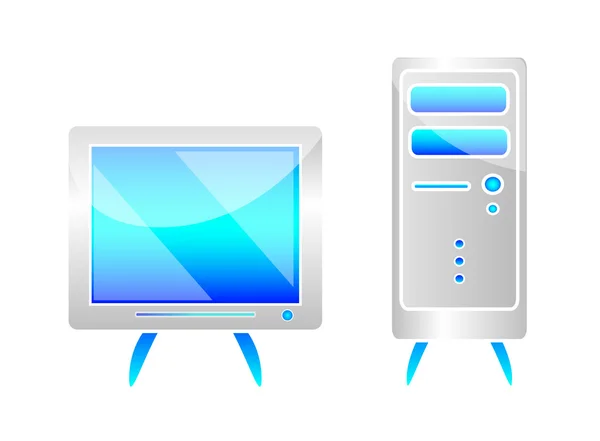 Ícones de computador — Fotografia de Stock