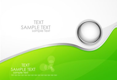 Vector abstract green background clipart