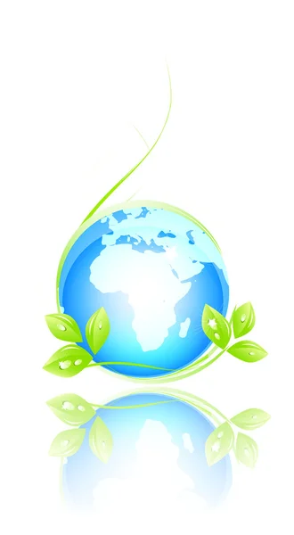 Groen aarde concept — Stockvector
