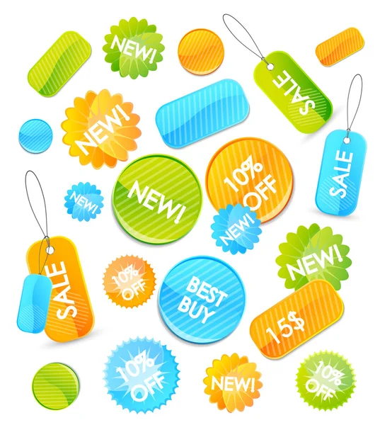 stock vector Vector labels