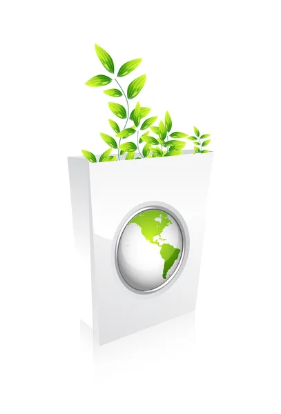 Groen blad concept — Stockvector