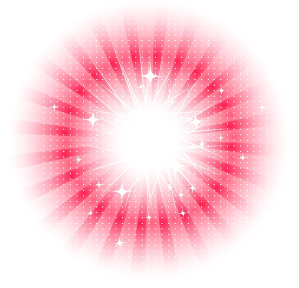 Rayons solaires isolés vectoriels — Image vectorielle