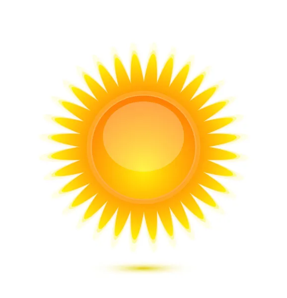 stock vector Vector sun icon