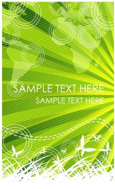 Green eco map background clipart