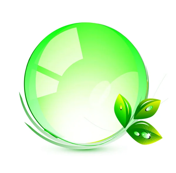 Глобальная зелёная концепция — стоковый вектор