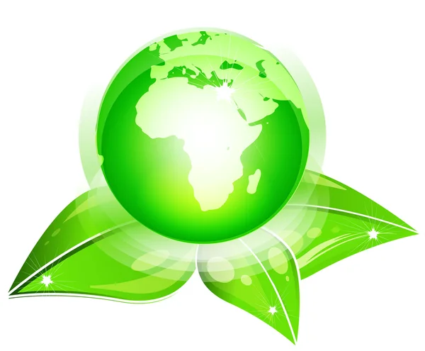 Глобальная зелёная концепция — стоковый вектор