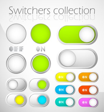Vector switchers clipart