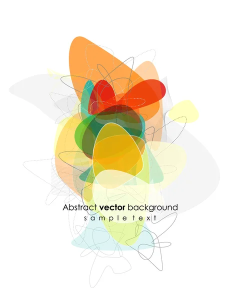 Abstraktní skleněné obrazce — Stockový vektor