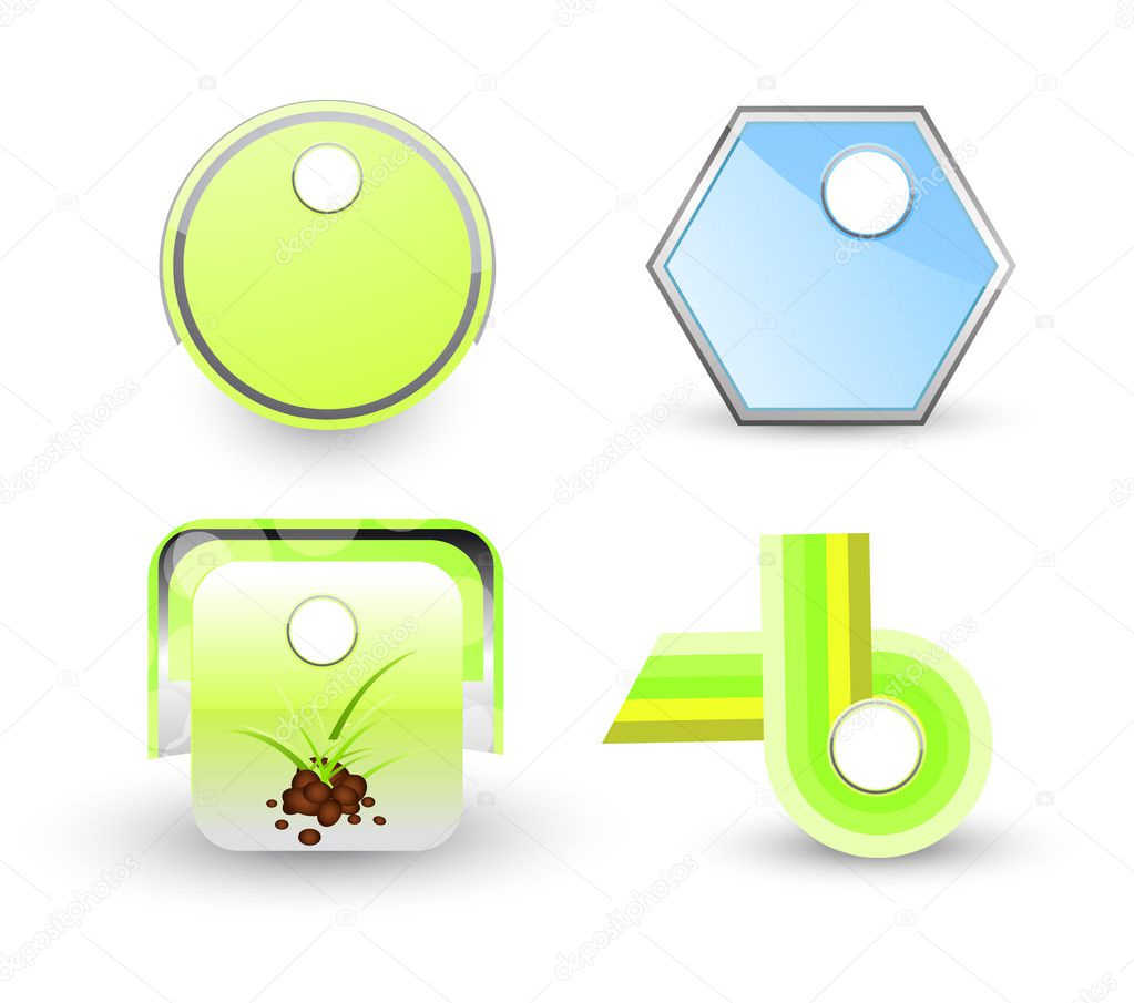 Abstract objects vector