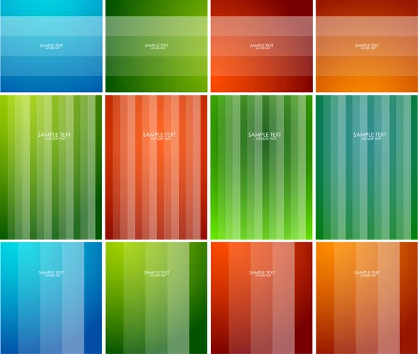 Σχεδιασμός banner χρώμα ριγέ — Διανυσματικό Αρχείο
