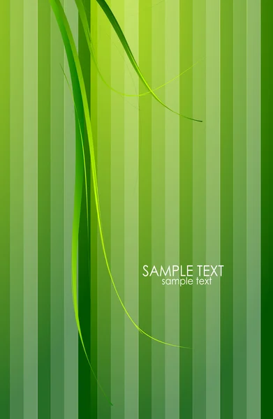 녹색 잔디 라인 배경 — 스톡 벡터