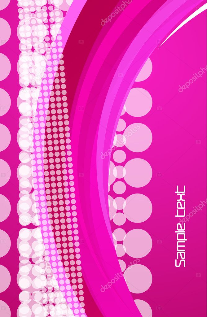 Vector purple wave background Stock Vector by ©akomov 10143600