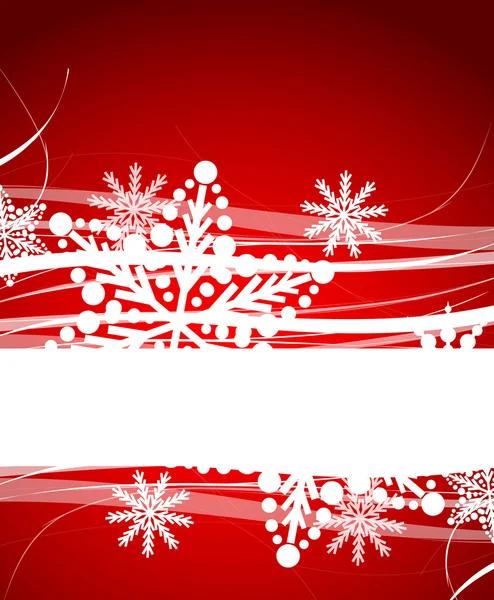 Rosso linee di Natale sfondo — Vettoriale Stock