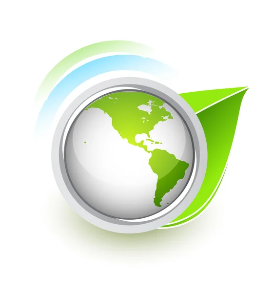 Eco Globe — Stock Vector
