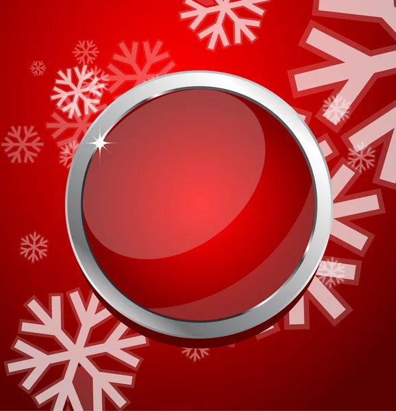 Červené vánoční abstraktní pozadí — Stockový vektor