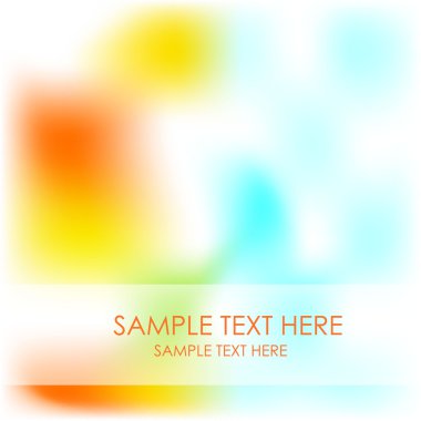 Blurred shiny nature vector background clipart