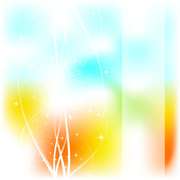 Blurred shiny nature vector background — Stock Vector