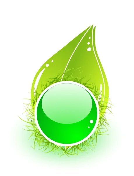 Groene blad vector concept — Stockvector