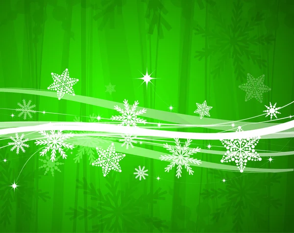คอนเซปต์คริสต์มาสสีเขียว — ภาพเวกเตอร์สต็อก