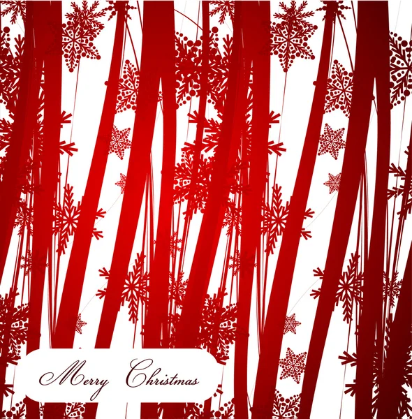 Red Christmas abstract background — Stock Vector