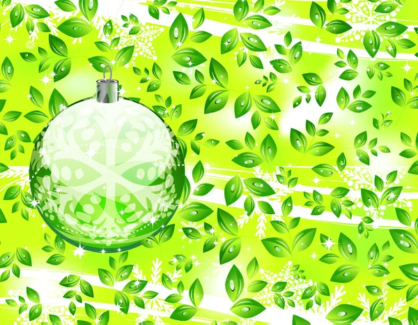 Concept de Noël vert — Image vectorielle
