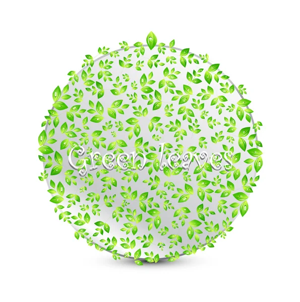 Icônes de feuilles — Image vectorielle