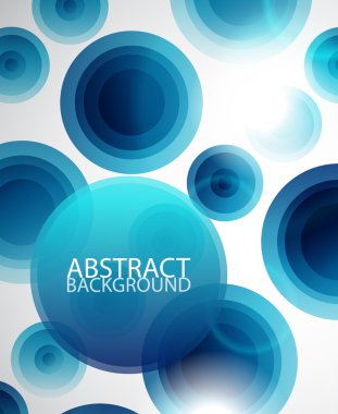 Blue circle background clipart