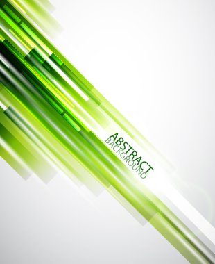 Abstract green lines background clipart