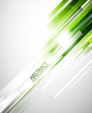 Abstract green lines background clipart