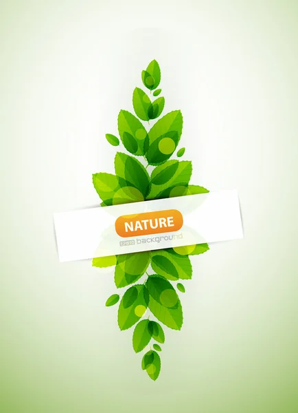 Vector nature background — Stock Vector
