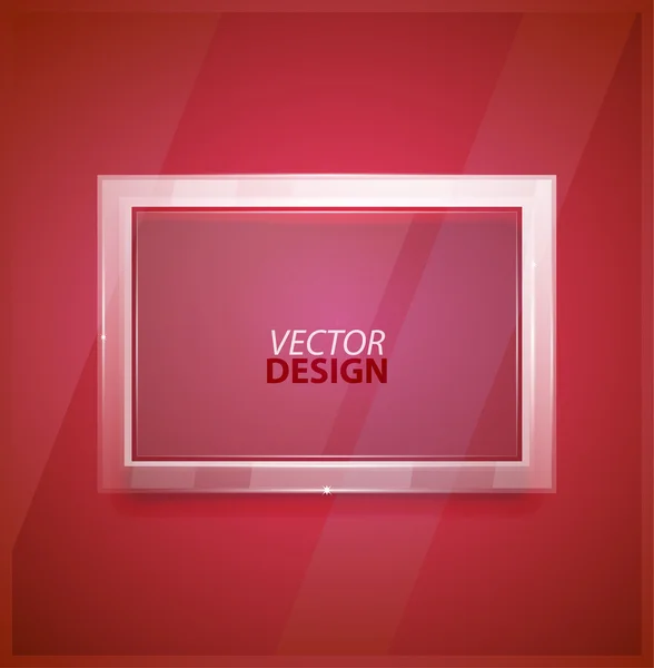Fondo de pantalla de vidrio — Vector de stock