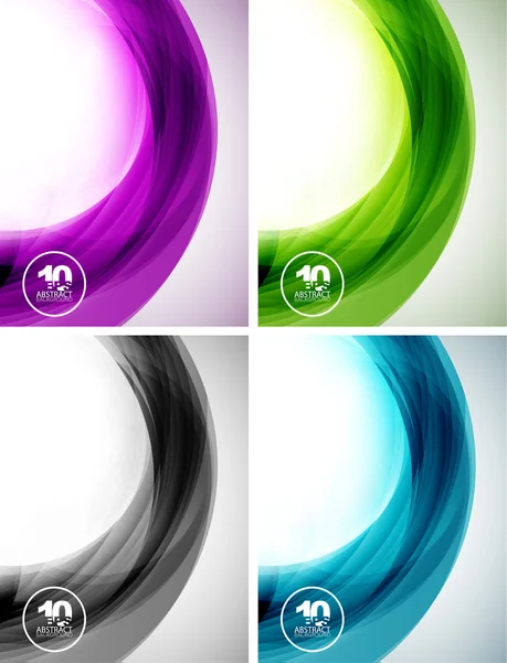 Wave abstract backgrounds — Stock Vector