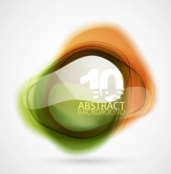 Vector translucent shapes abstract background — Stock Vector