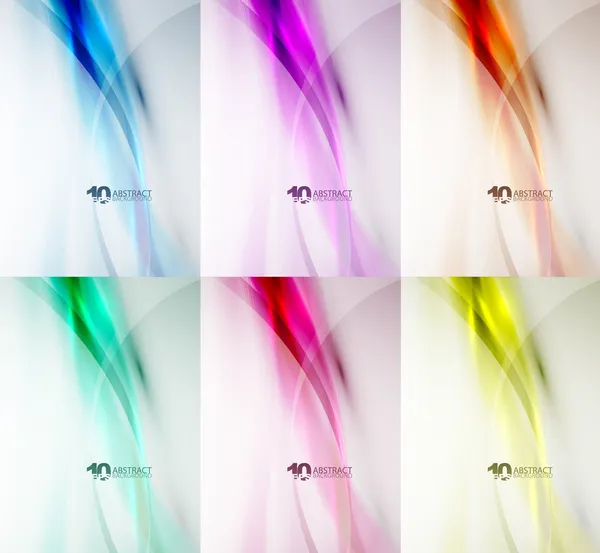 Fond de couleur Wave — Image vectorielle