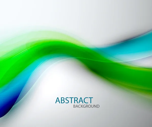 Pozadí rozmazané abstraktní modrá zelená vlna — Stockový vektor