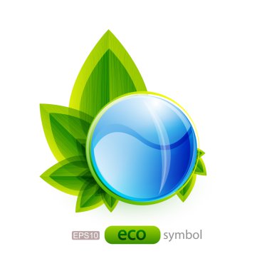 Vector eco nature concept clipart