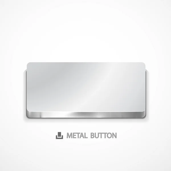 Metal düğme — Stok Vektör