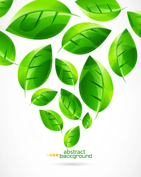 Nature concept vert arrière-plan — Image vectorielle