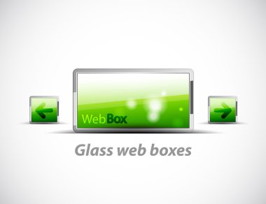 Web boxes clipart