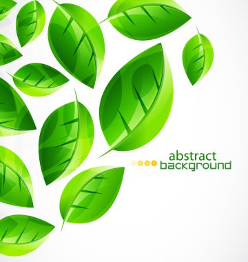 Nature green concept background clipart