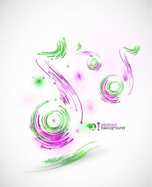 Technology music background clipart