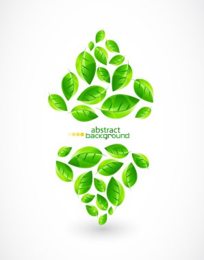 Nature green concept background clipart