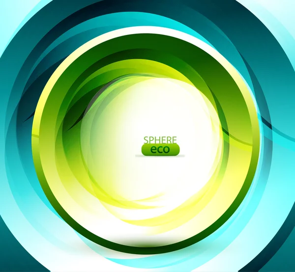 stock vector Eco-friendly sphere background