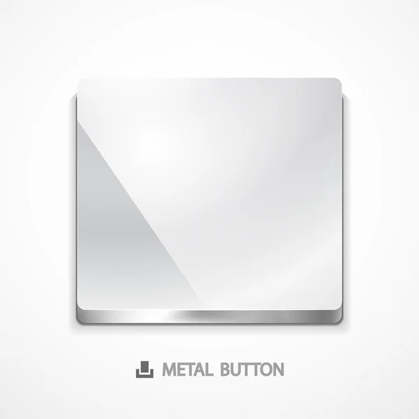 金属製のボタン — ストックベクタ