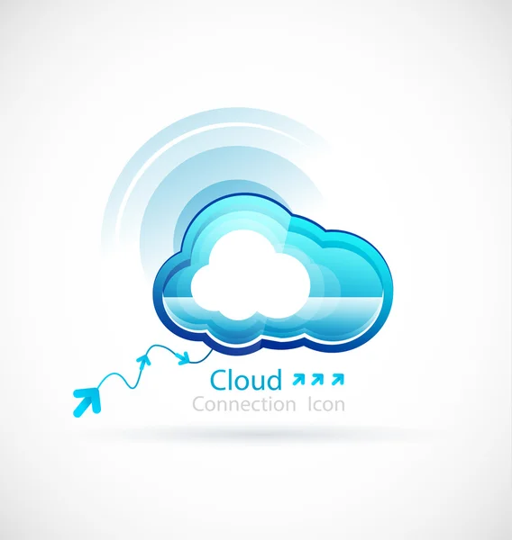 Technologie wolk — Stockvector