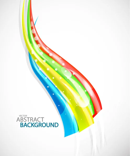 Abstrato onda colorida — Vetor de Stock