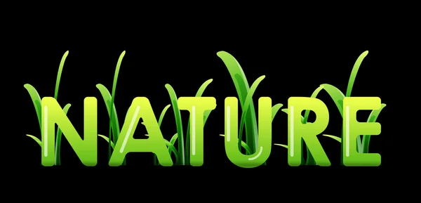 Nature word — Stock Photo, Image