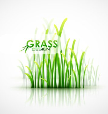 Vector grass background clipart