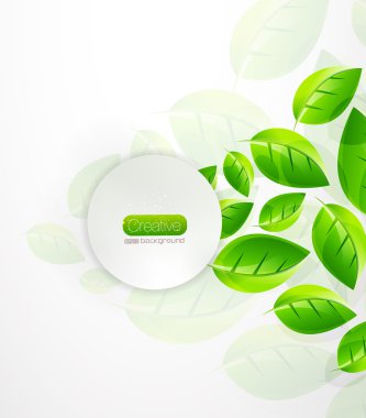 Green nature background clipart